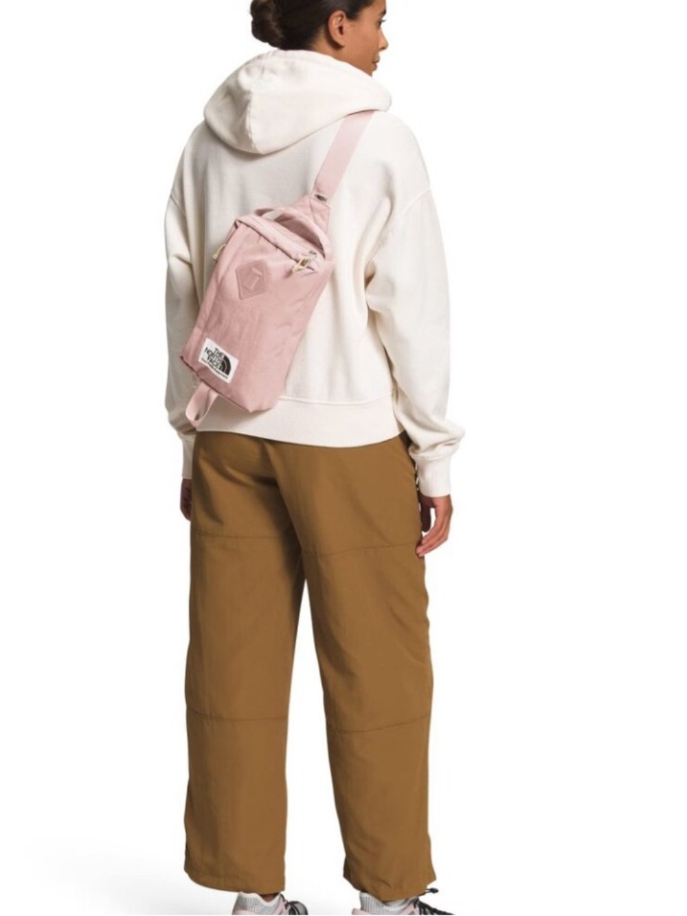 The North Face Gray pink Crossbody bag